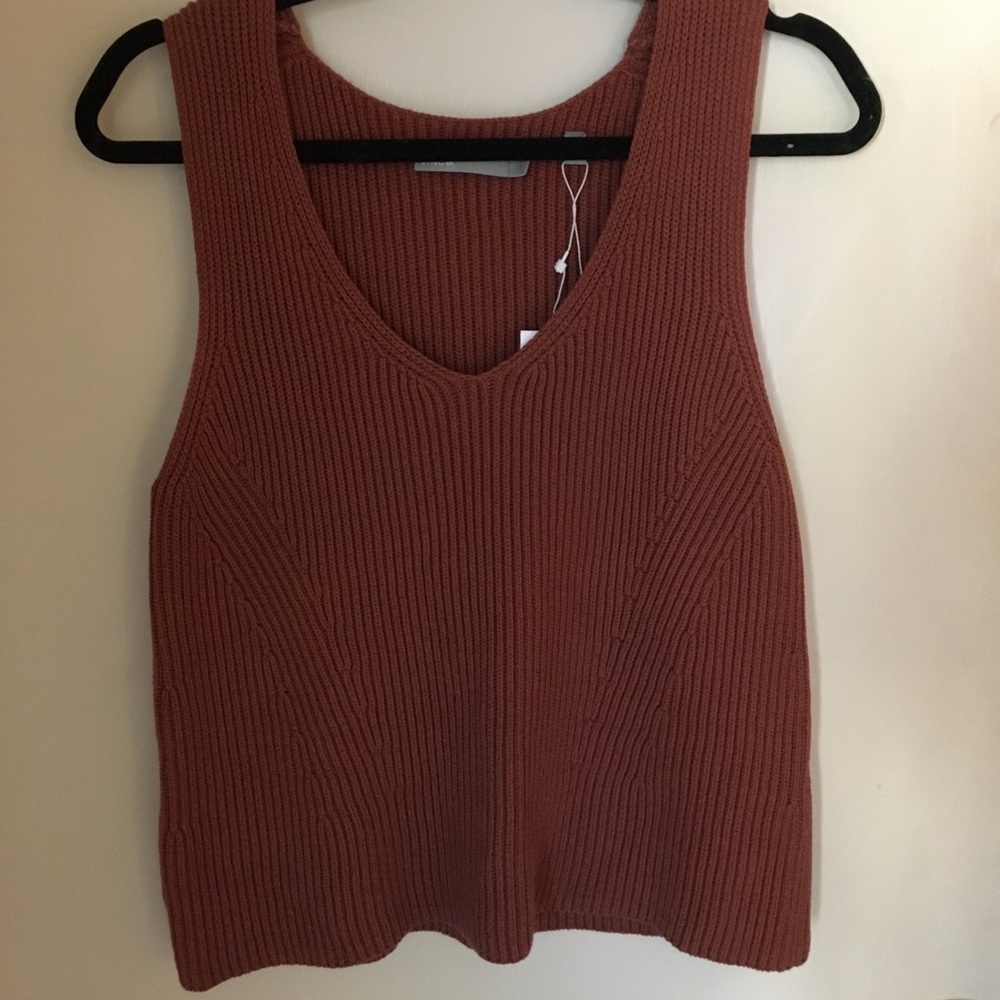 Vince sweater tank